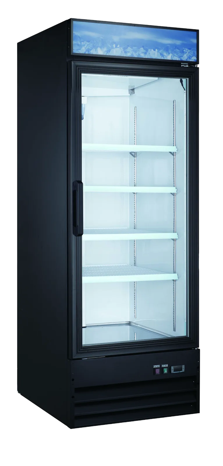 14 cu. ft. Merchandising Swing Glass Door Refrigerator
