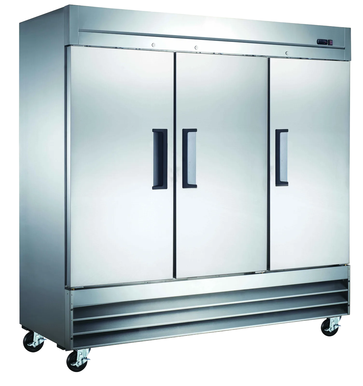 3 Solid Door Reach In Refrigerator, 72 cu. ft. — model DR72R