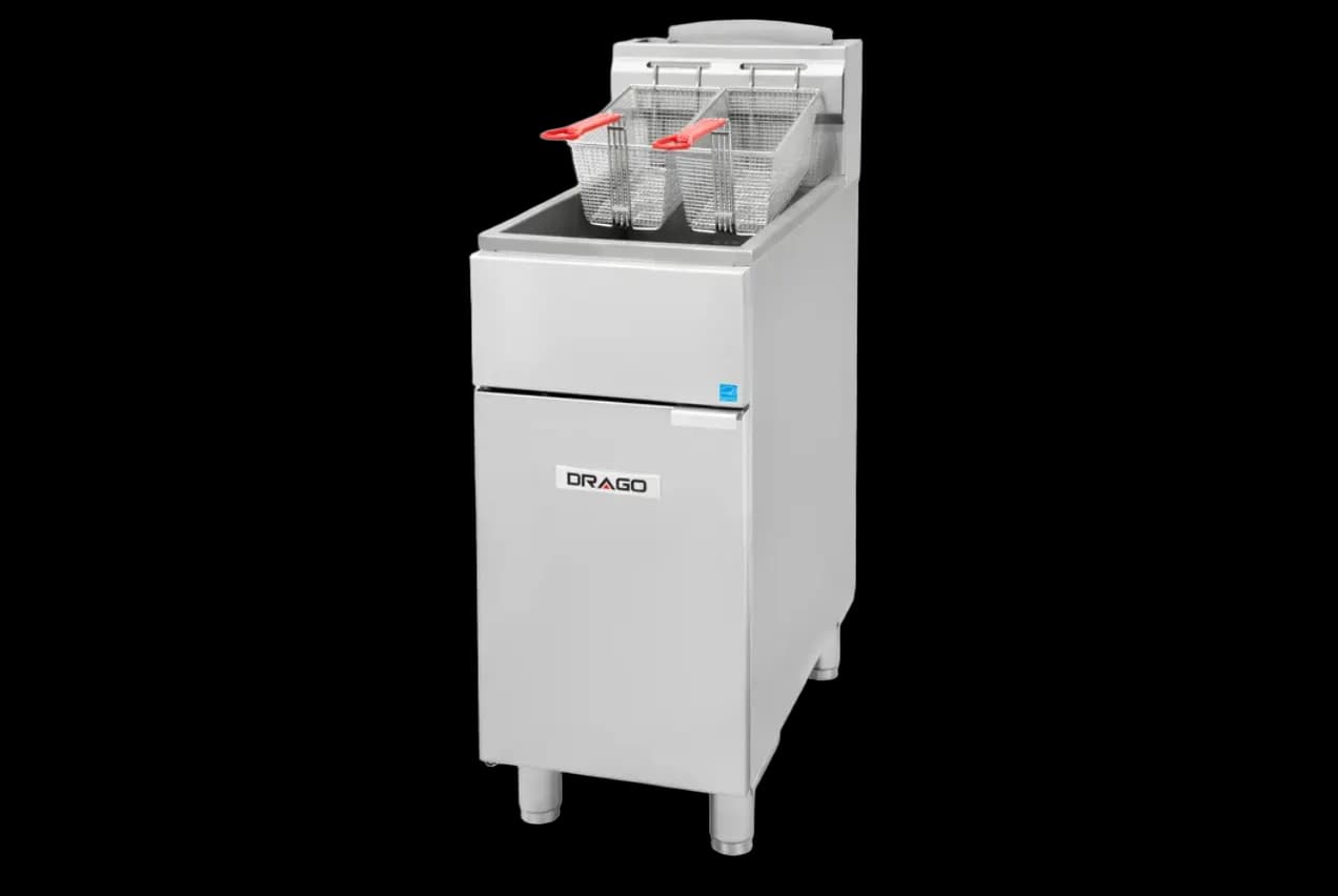 Freidora de 40 lb – Gas Natural (ES) — model DRF40-NG-ES